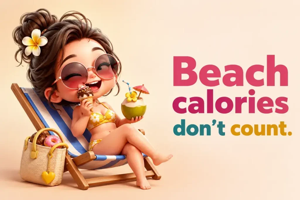 Funny Beach Captions For Sunny Days And Salty Hair