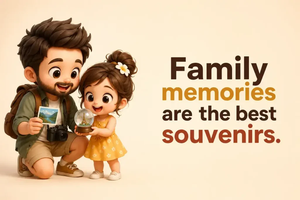 Heartwarming Family Travel Captions